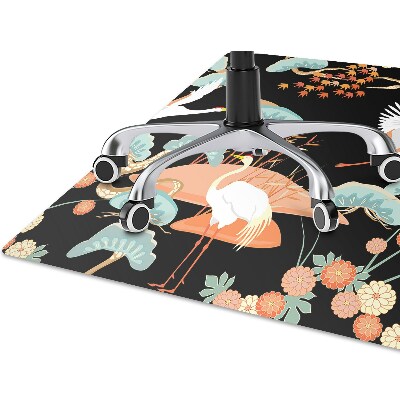 Alfombra silla ordenador Sombreros pintados
