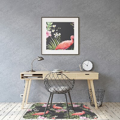 Alfombra silla ordenador Llamado negro