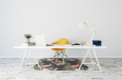 Alfombra silla ordenador Llamado negro
