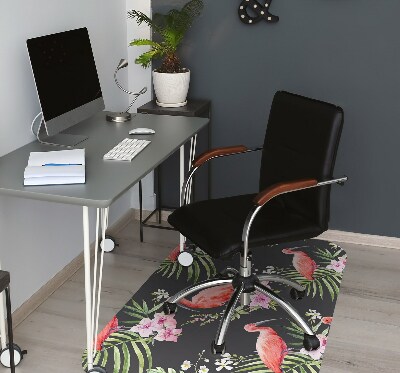 Alfombra silla ordenador Llamado negro