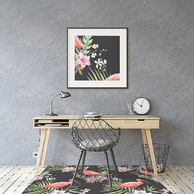 Alfombra silla ordenador Llamado negro