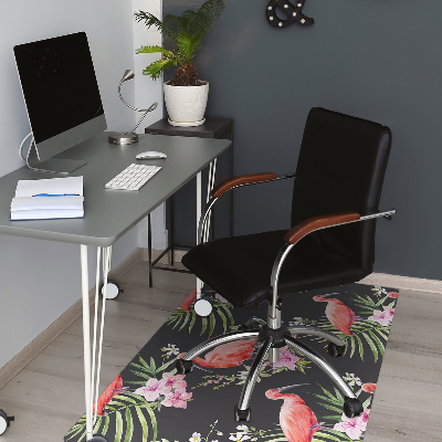 Alfombra silla ordenador Llamado negro