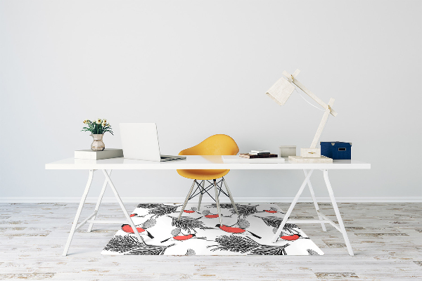 Alfombra para silla de escritorio Gile y árboles