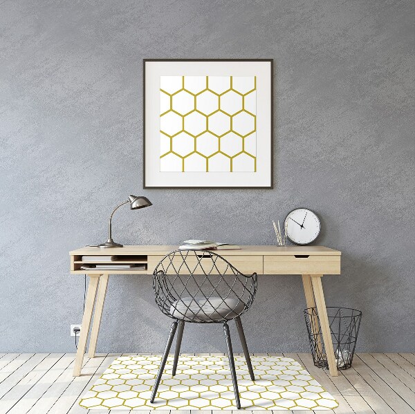 Alfombra para silla de escritorio Panal