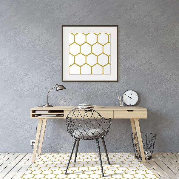 Alfombra para silla de escritorio Panal