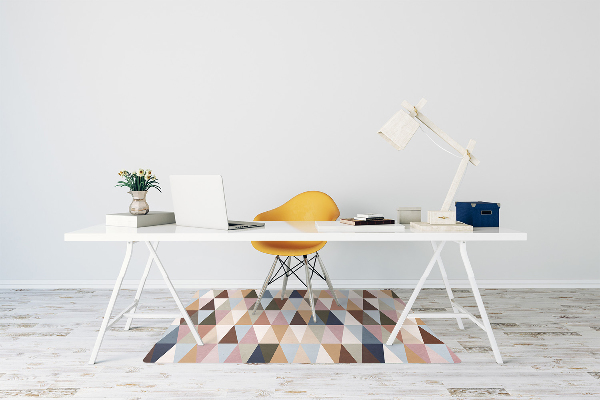 Alfombra para silla de escritorio Mural retro