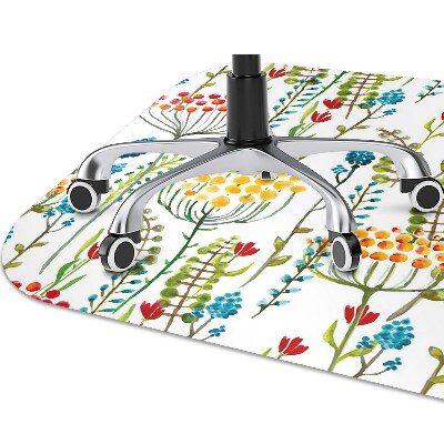 Alfombra para silla de escritorio Prado colorido