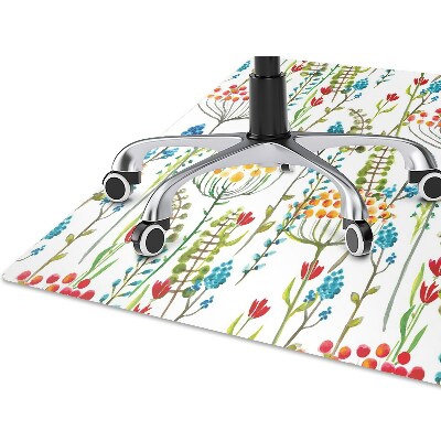 Alfombra para silla de escritorio Prado colorido