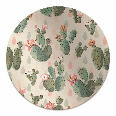 Alfombra silla ordenador Cactus