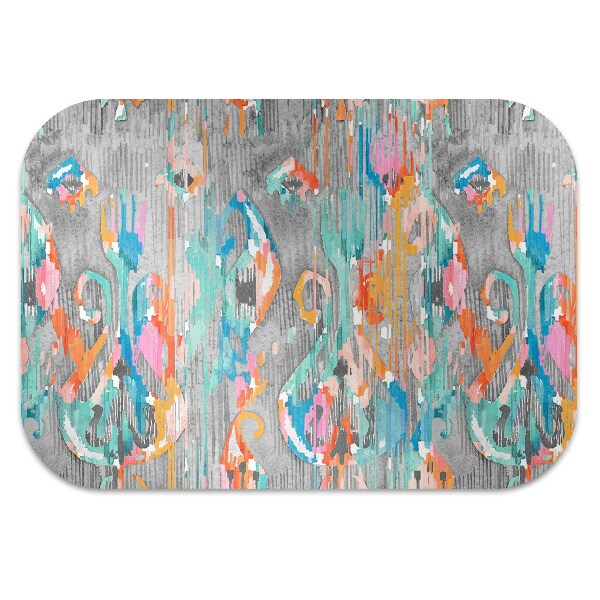 Alfombra silla ordenador Pintada