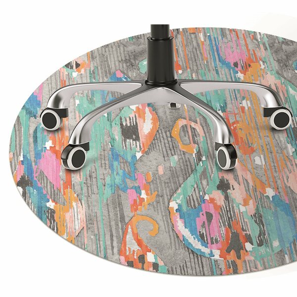 Alfombra silla ordenador Pintada