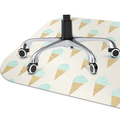 Alfombra para silla de escritorio Helado