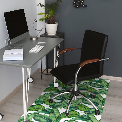 Alfombra para silla de escritorio Hojas botánicas