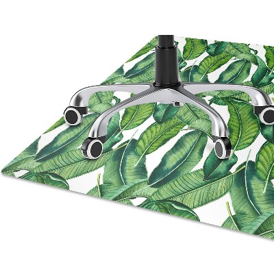 Alfombra para silla de escritorio Hojas botánicas