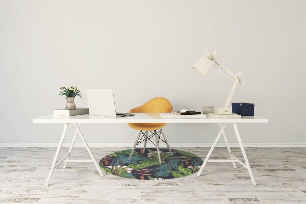 Alfombra para silla de escritorio Jungla tropical