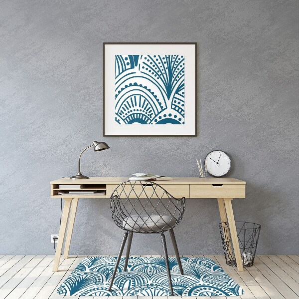 Alfombra para silla de escritorio Abstracción boho