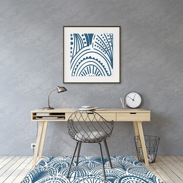 Alfombra para silla de escritorio Abstracción boho