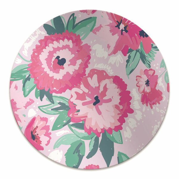 Alfombrilla para silla de escritorio Flores