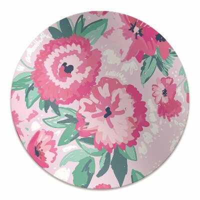 Alfombrilla para silla de escritorio Flores
