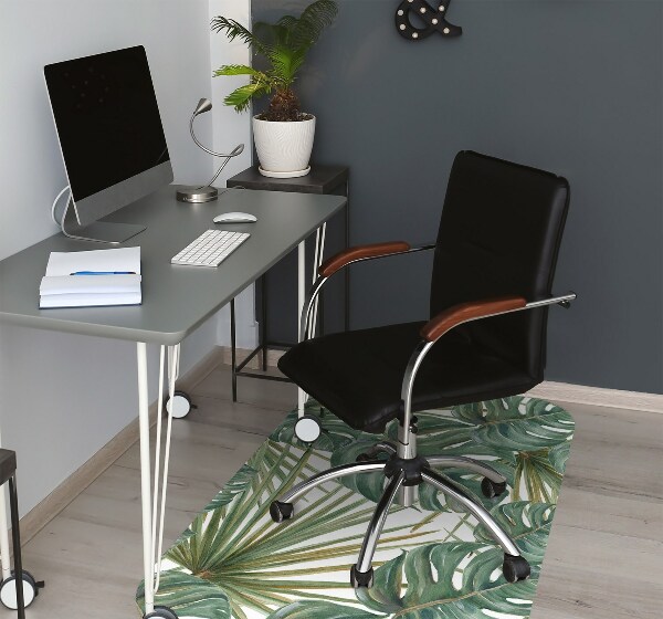 Alfombrilla para silla de escritorio Plantas exóticas