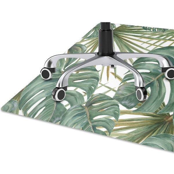 Alfombrilla para silla de escritorio Plantas exóticas