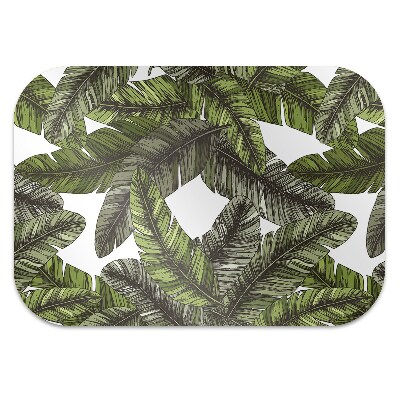 Alfombra silla ordenador Hojas de la jungla