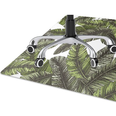 Alfombra silla ordenador Hojas de la jungla