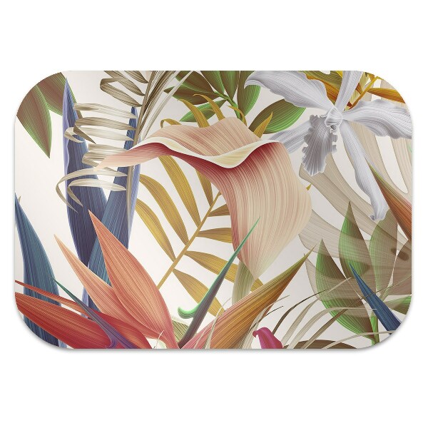 Alfombra silla ordenador Plantas tropicales