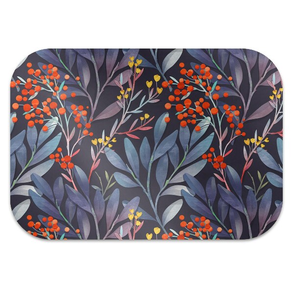 Alfombra silla ordenador Imagen de flores