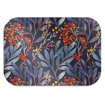 Alfombra silla ordenador Imagen de flores