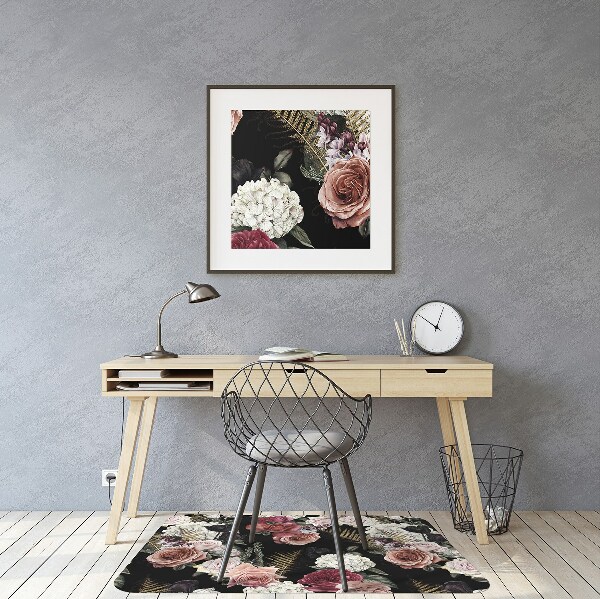 Alfombra silla ordenador Jardín oscuro
