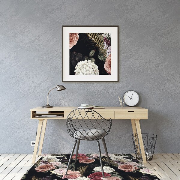 Alfombra silla ordenador Jardín oscuro