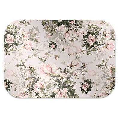 Alfombra para silla de oficina Flores coloridas