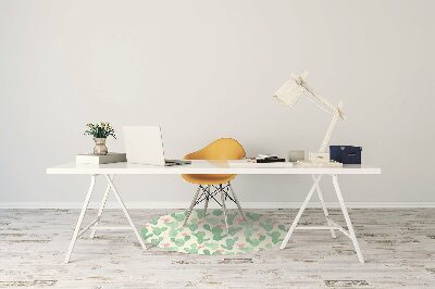 Alfombra para silla de escritorio Cactus macular