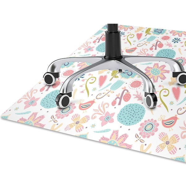 Alfombra para silla de escritorio Patrones coloridos