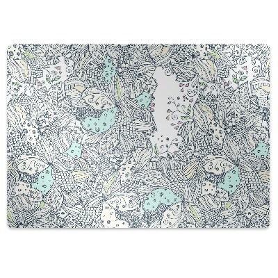 Alfombra silla ordenador Flores