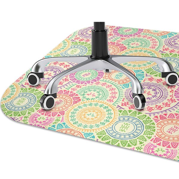 Alfombra silla ordenador Patrón circular