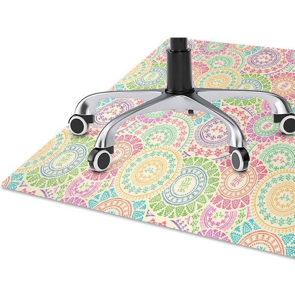 Alfombra silla ordenador Patrón circular
