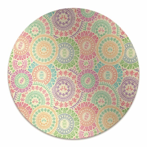 Alfombra silla ordenador Patrón circular