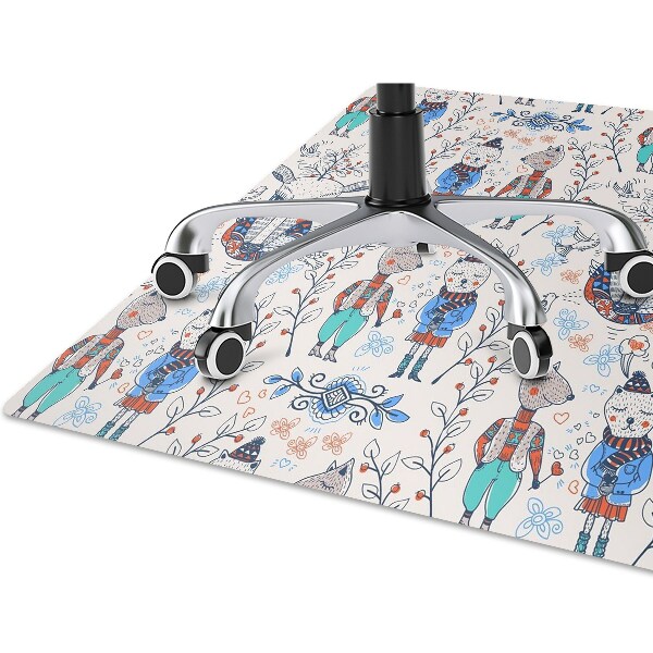 Alfombra para silla de escritorio Mascotas