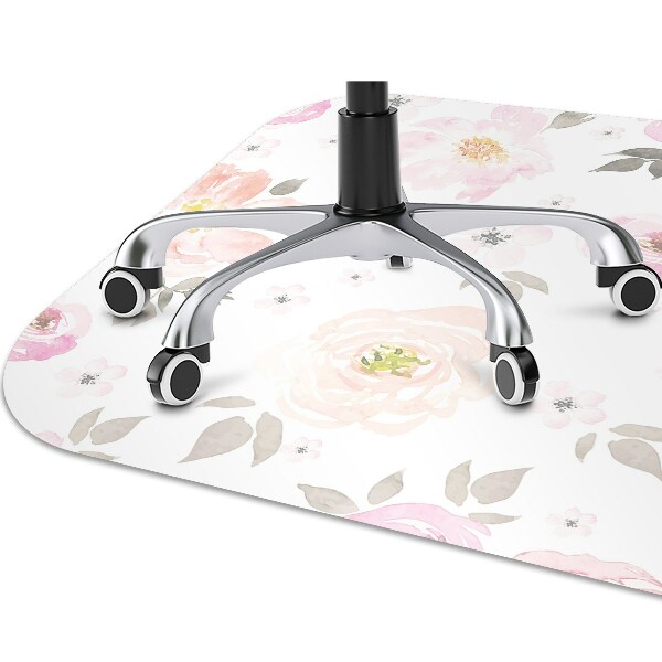 Alfombra para silla de escritorio Patrón floral