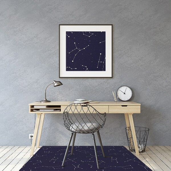 Alfombra para silla de escritorio Constelación