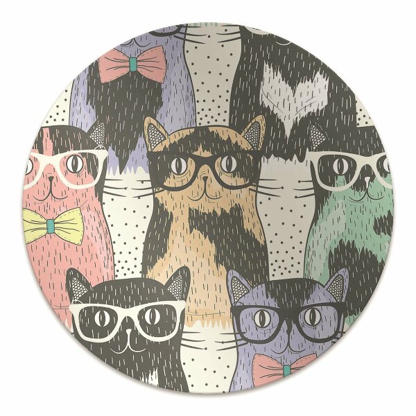 Alfombra silla ordenador Gatos