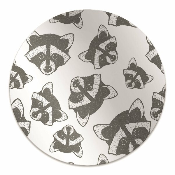 Alfombra silla ordenador Mapache