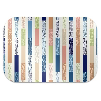 Alfombra para silla de escritorio Rayas coloridas