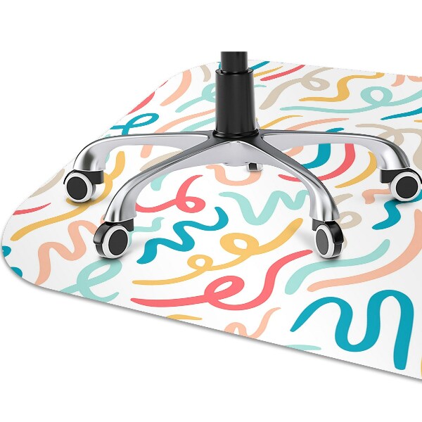 Alfombra para silla de escritorio Caligrafía