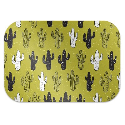 Alfombra silla ordenador Cactus