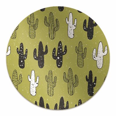 Alfombra silla ordenador Cactus