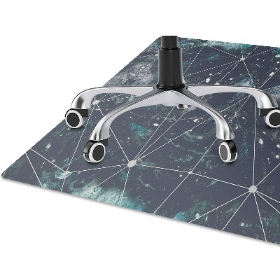 Alfombra protectora suelo para silla Cielo nocturno