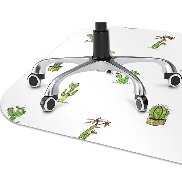 Alfombra para silla de escritorio Cactus